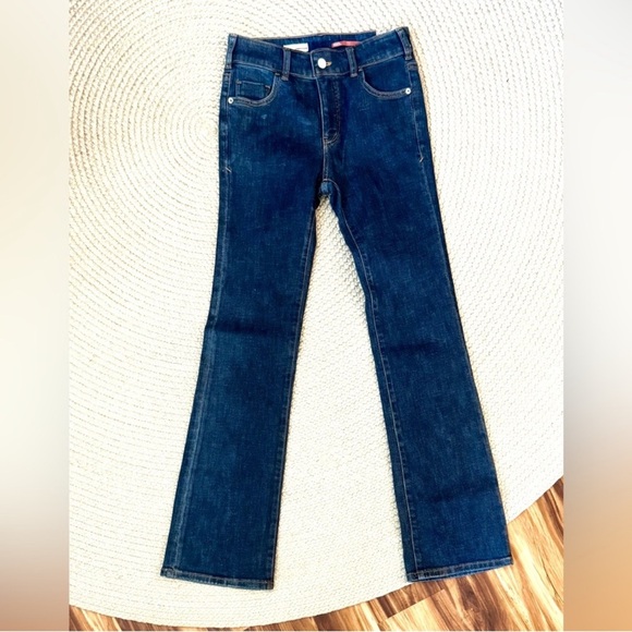 Anthropologie Pilcro Waxed Denim Straight Leg Jeans - Picture 3 of 7